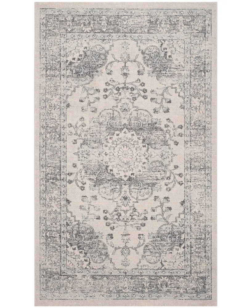 Safavieh Carmel CAR271 Beige and Blue 4' x 6' Area Rug