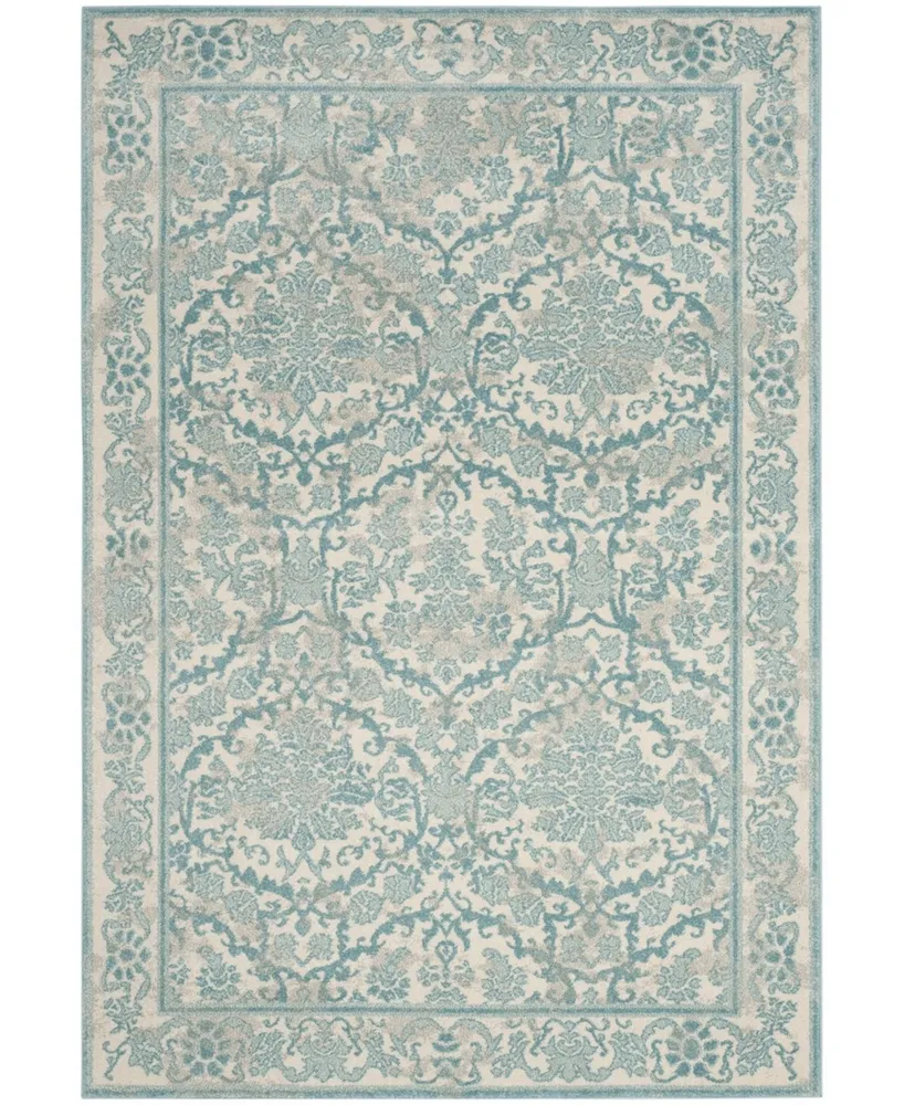 Safavieh Evoke EVK242 Ivory and Light Blue 10' x 14' Area Rug