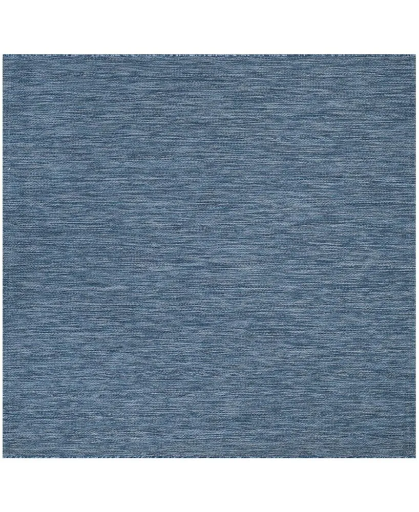 Safavieh Courtyard CY8520 Navy 6'7" x 6'7" Square Outdoor Area Rug