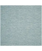 Safavieh Courtyard CY8522 Aqua 6'7" x 6'7" Square Outdoor Area Rug