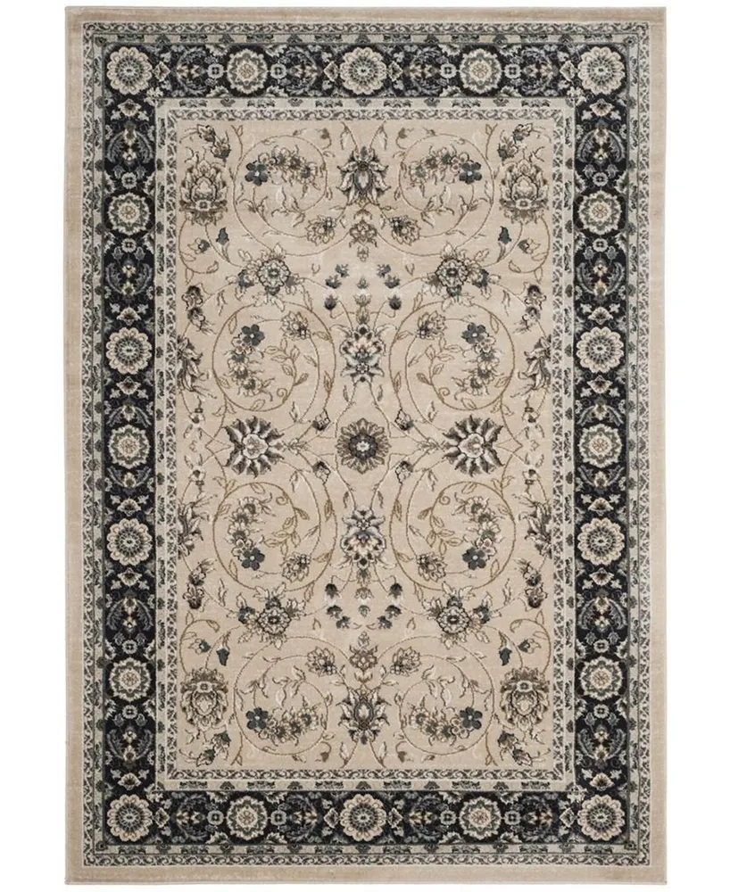 Safavieh Lyndhurst LNH340 Light Beige and Anthracite 6' x 9' Area Rug