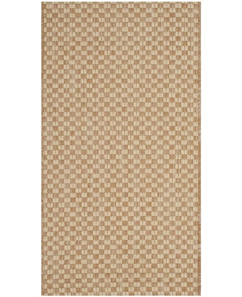 Safavieh Courtyard CY8653 Natural and Cream 2' x 3'7" Sisal Weave Outdoor Area Rug