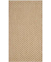 Safavieh Courtyard CY8653 Natural and Cream 2' x 3'7" Sisal Weave Outdoor Area Rug