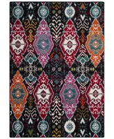 Safavieh Cherokee CHR913 Black and Red 8' x 10' Area Rug