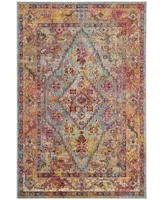 Safavieh Crystal CRS507 Light Blue and Orange 4' x 6' Area Rug