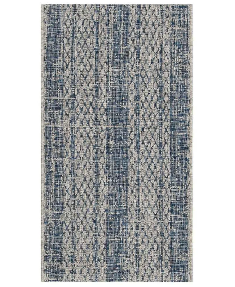 Safavieh Courtyard CY8736 Light Gray and 2' x 3'7" Sisal Weave Outdoor Area Rug