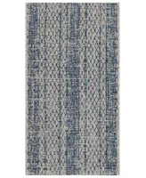 Safavieh Courtyard CY8736 Light Gray and 2' x 3'7" Sisal Weave Outdoor Area Rug