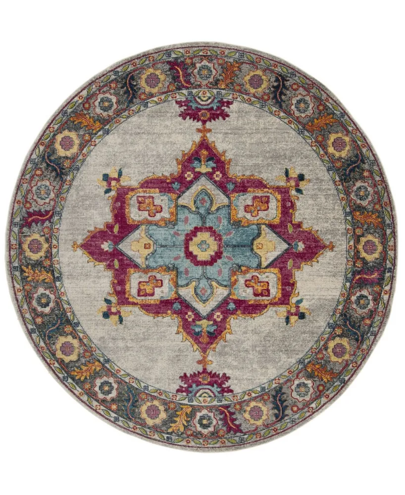 Safavieh Merlot MER108 6'7" x Round Area Rug