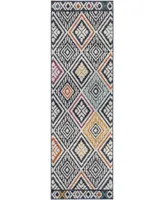 Safavieh Evoke EVK286 Navy and Ivory 2'2" x 7' Runner Area Rug