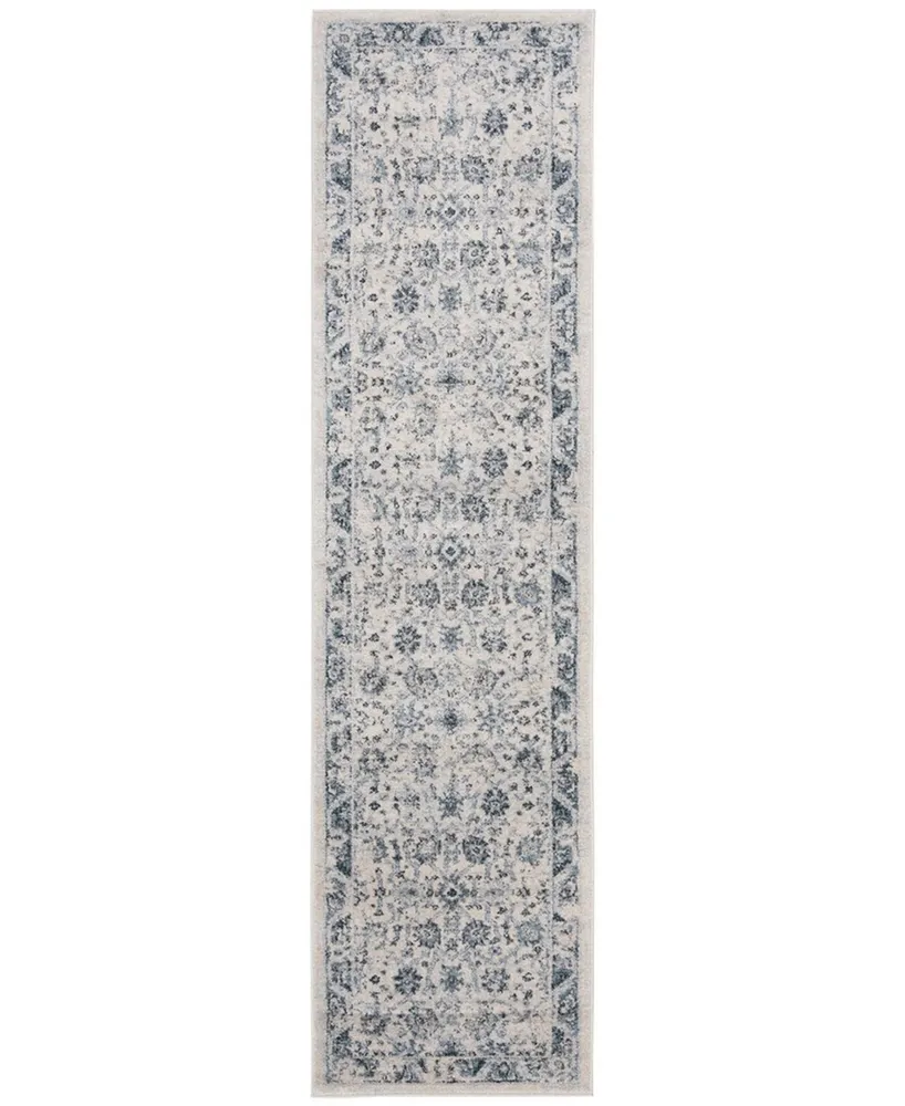 Safavieh Charleston CHL413 Ivory and Blue 2' x 8' Runner Area Rug