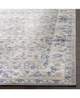 Safavieh Brentwood BNT869 Light Gray and Blue 5'3" x 7'6" Area Rug