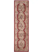 Safavieh Bijar BIJ647 Red and Rust 2'3" x 10' Sisal Weave Runner Area Rug