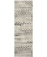 Safavieh Retro RET2136 Cream and Grey 2'3" x 7' Runner Area Rug