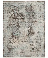 Safavieh Vintage Persian VTP417 Brown and Light Blue 5' x 7'-6" Area Rug