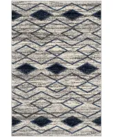 Safavieh Tunisia TUN299 Light Gray and Blue 4' x 6' Area Rug