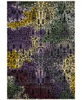 Safavieh Watercolor WTC673 Light Yellow and Green 5'3" x 7'6" Area Rug