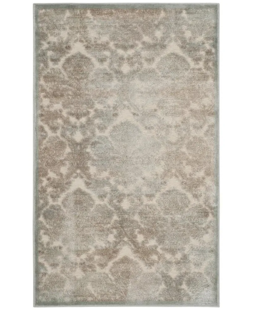 Safavieh Paradise PAR307 Cream and Slate Blue 2'7" x 4' Area Rug