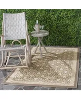 Safavieh Courtyard CY7810 Beige 4' x 5'7" Outdoor Area Rug