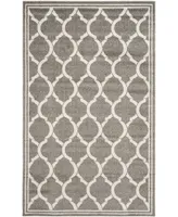 Safavieh Amherst AMT415 Dark Gray and Beige 5' x 8' Area Rug