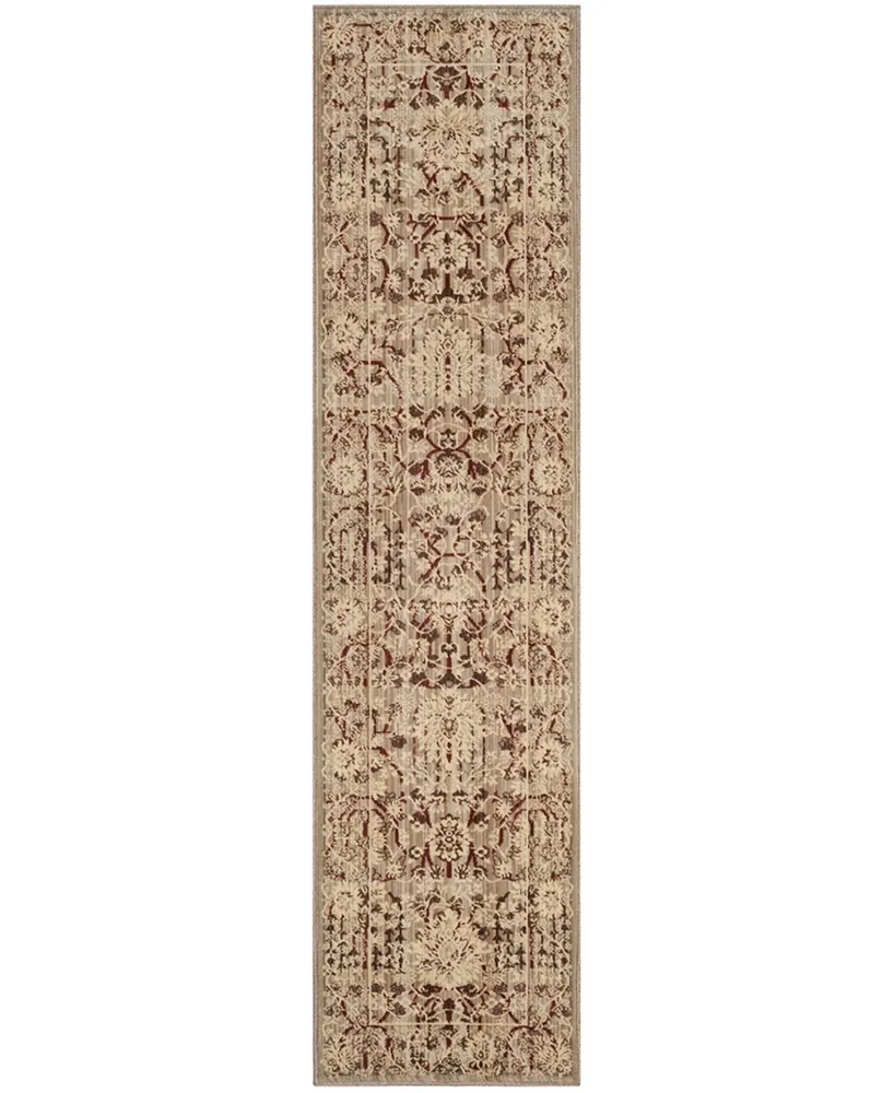 Safavieh Infinity INF593 Beige and Yellow 2' x 8' Runner Area Rug