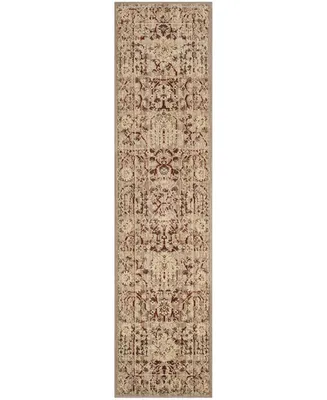 Safavieh Infinity INF593 Beige and Yellow 2' x 8' Runner Area Rug