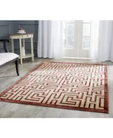 Safavieh Infinity INF587 Yellow and Red 5'1" x 7'6" Area Rug