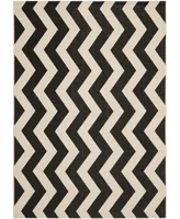 Safavieh Courtyard CY6245 and Beige 5'3" x 7'7" Sisal Weave Outdoor Area Rug