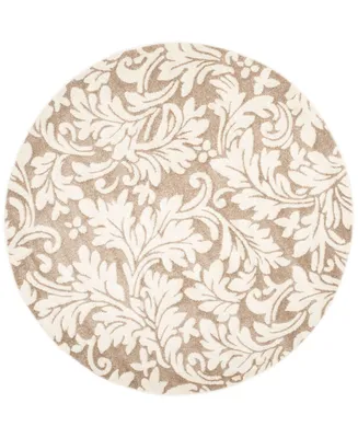 Safavieh Amherst AMT425 Wheat and Beige 7' x 7' Round Area Rug