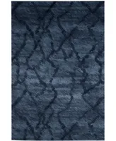 Safavieh Retro RET2144 Blue and Dark Blue 6' x 9' Area Rug