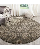 Safavieh Florida Shag SG460 6'7" x 6'7" Round Area Rug