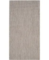 Safavieh Courtyard CY8520 Beige 2'7" x 5' Sisal Weave Outdoor Area Rug