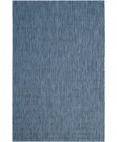 Safavieh Courtyard CY8520 Navy 6'7" x 9'6" Outdoor Area Rug