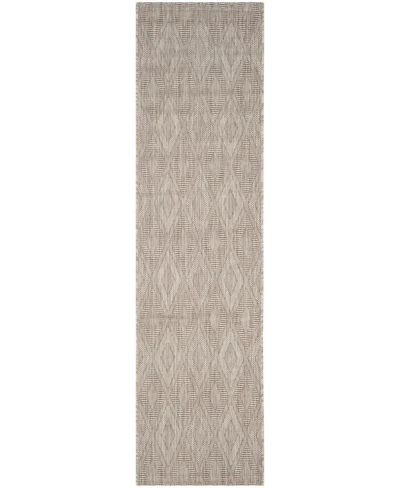 Safavieh Courtyard CY8522 Beige 2'3" x 8' Sisal Weave Runner Outdoor Area Rug