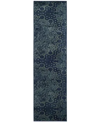 Safavieh Constellation Vintage CNV750 Blue and Multi 2'2" x 8' Runner Area Rug