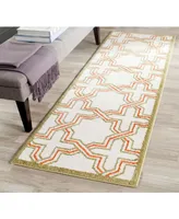 Safavieh Amherst AMT413 Ivory and Light Green 2'3" x 7' Runner Area Rug