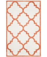 Safavieh Amherst AMT423 Beige and Orange 5' x 8' Area Rug