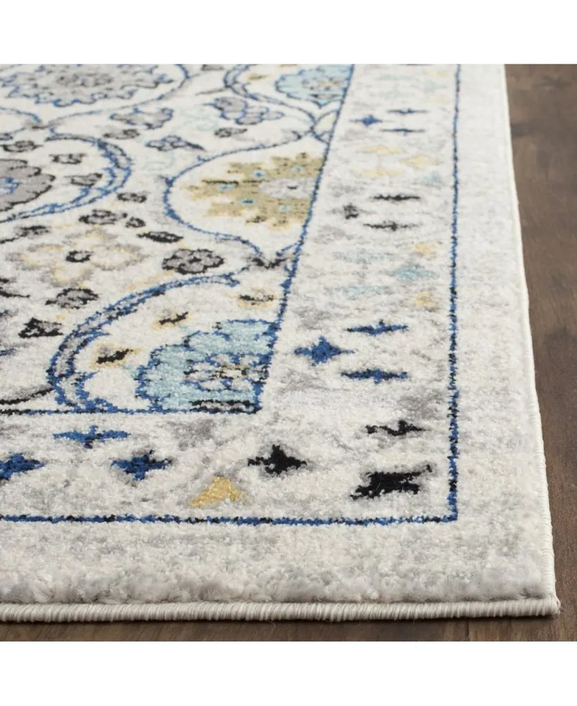 Safavieh Evoke EVK210 Ivory and Blue 8' x 10' Area Rug