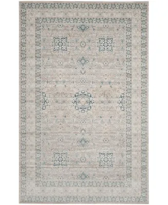 Safavieh Archive ARC671 Gray and Blue 5'1" x 7'6" Area Rug