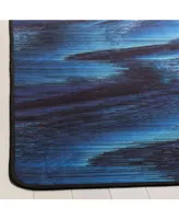 Safavieh Daytona DAY120 Black and Turquoise 5'1" x 7'6" Area Rug