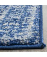 Safavieh Adirondack Light Blue and Dark Blue 2'6" x 8' Runner Area Rug