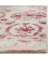 Safavieh Monaco MNC205 Ivory and Pink 5'1" x 7'7" Area Rug