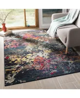 Safavieh Monaco MNC260 Brown and Teal 5'1" x 7'7" Area Rug