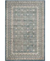 Safavieh Sofia SOF376 Blue and Beige 5'1" x 7'7" Area Rug