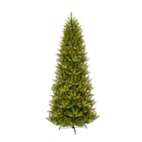 Puleo 12FT Pre-lit Slim Franklin Fir Artificial Christmas Tree