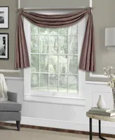 Elrene Leila Matelasse Blackout Curtain Panel Window Valance Collection