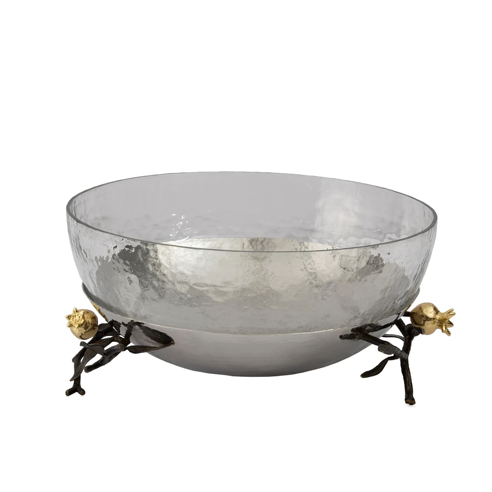 Michael Aram Pomegranate Glass Serving Bowl