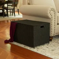 Household Essentials Large Wicker Storage Chest