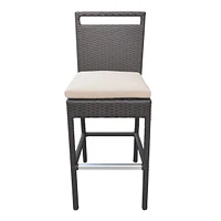Tropez Outdoor Wicker Barstool