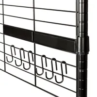 Honey Can Do 65" Bakers Rack with Cutting Board & Hanging Storage