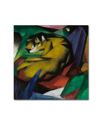 Franz Marc 'The Tiger' Canvas Art - 35" x 35" x 2"